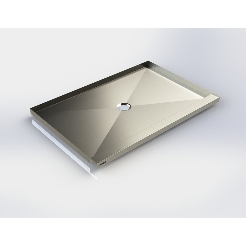 fosk Stainless Steel Shower Base 36x48 Wayfair.ca